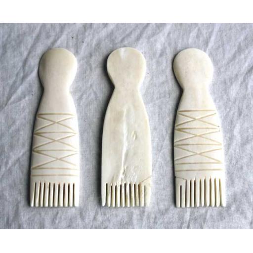 Carved Bone Comb