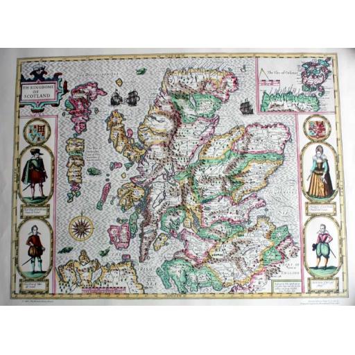 Map of Scotland 1610