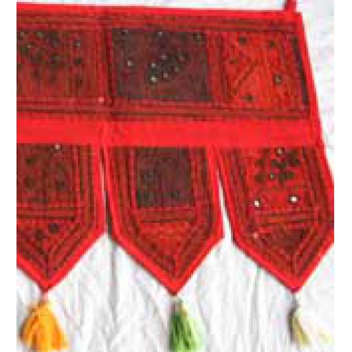 Red Patchwork Toran