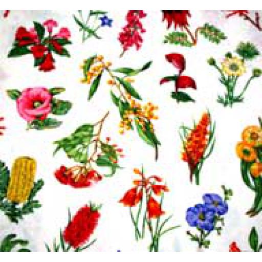 Australian Flowers Textile