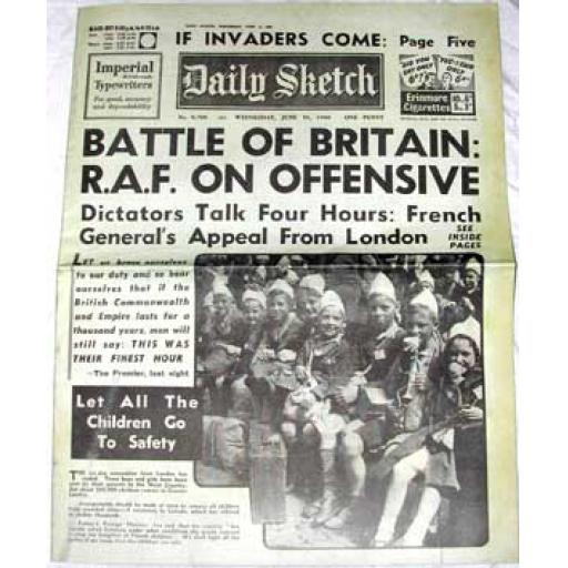 Battle of Britain Newspaper