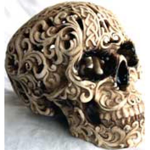 Large Engraved Skull