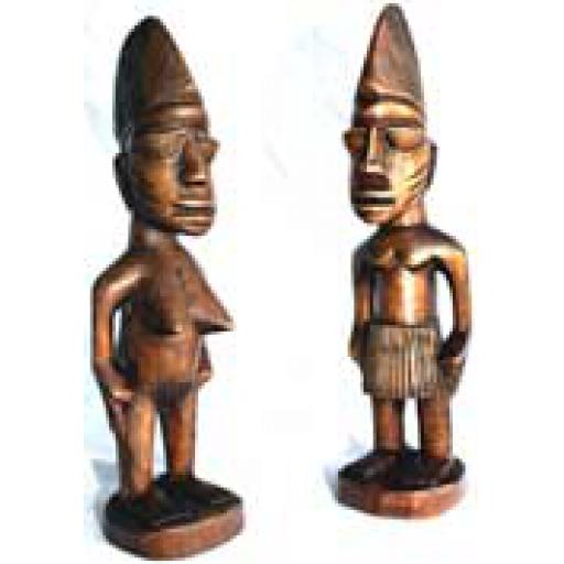 Pair Ibeji Figures