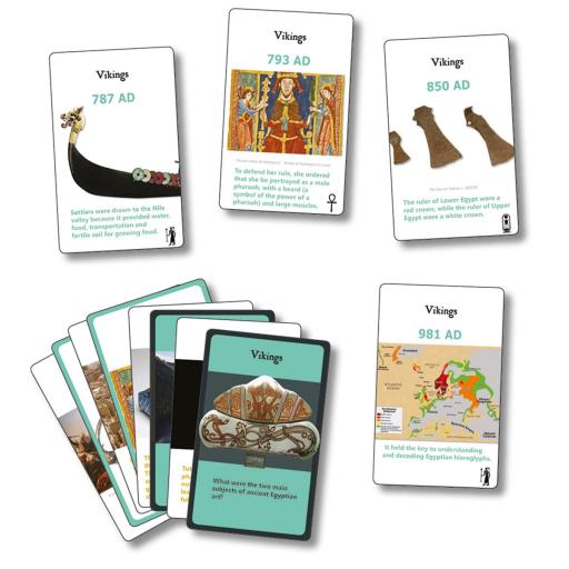 Vikings in Britain Interactive Timeline - Classroom Cards