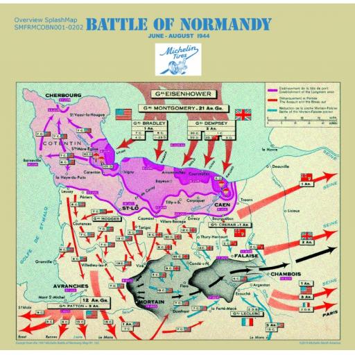 Battle of Normandy Overview SplashMap