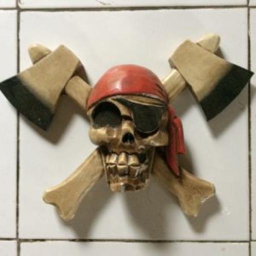 Pirate Skull and Axes