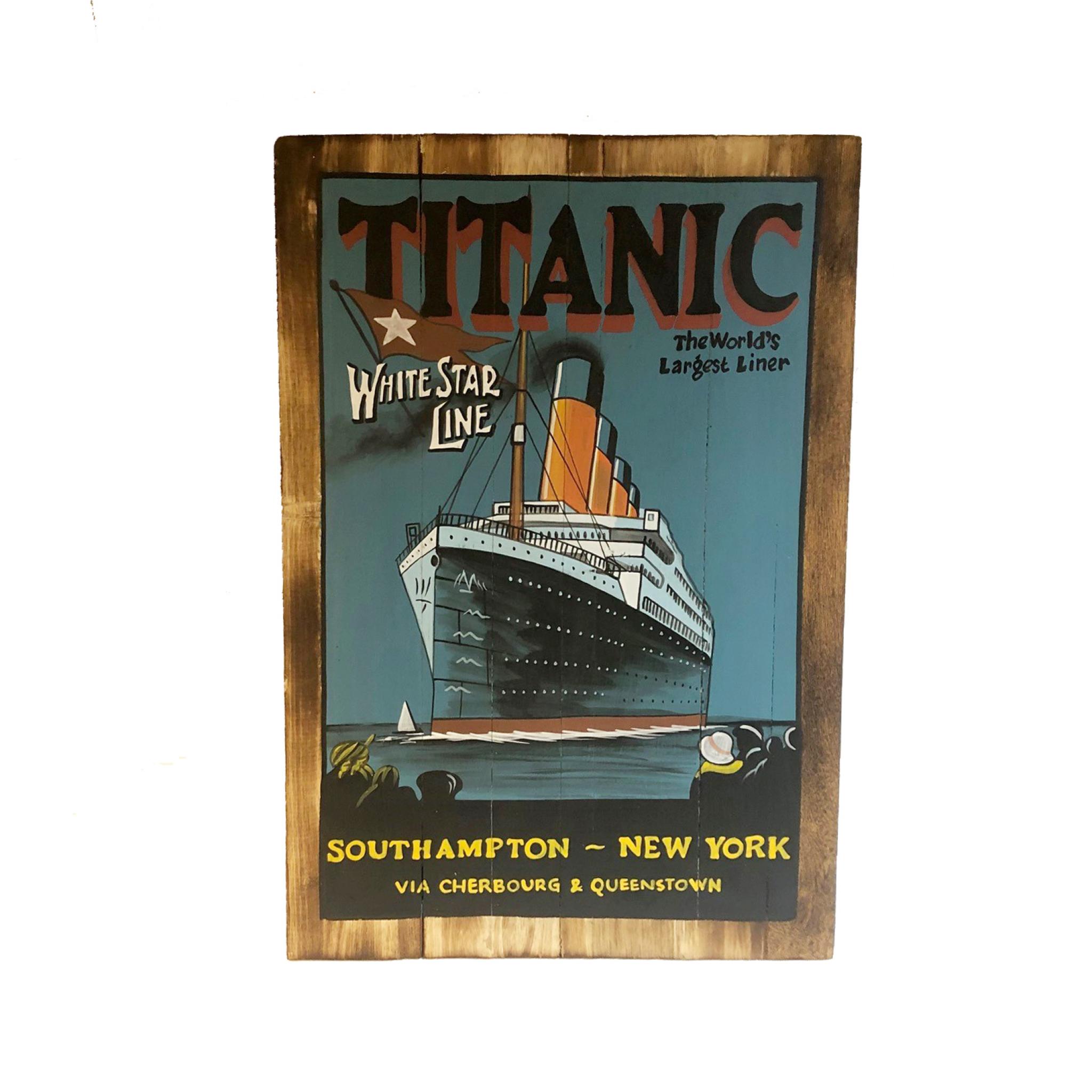 Titanic Wooden Sign | Starbeck Education