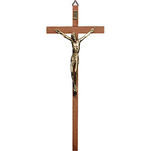 Wall Crucifix - Brass Corpus