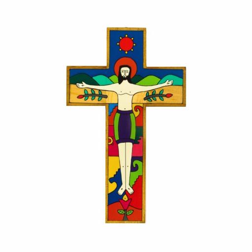 Crucified Christ Cross - 15cm