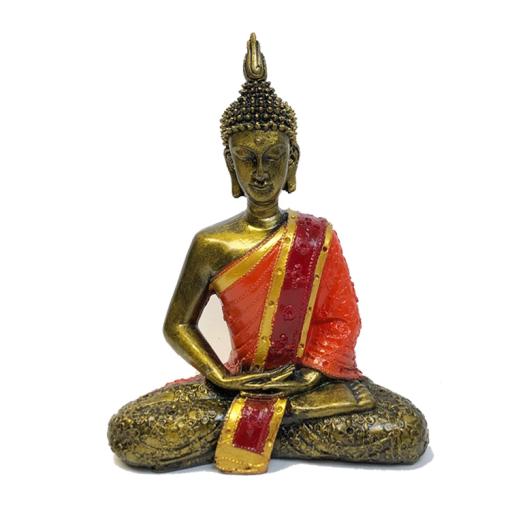 Large Resin Robed Buddha