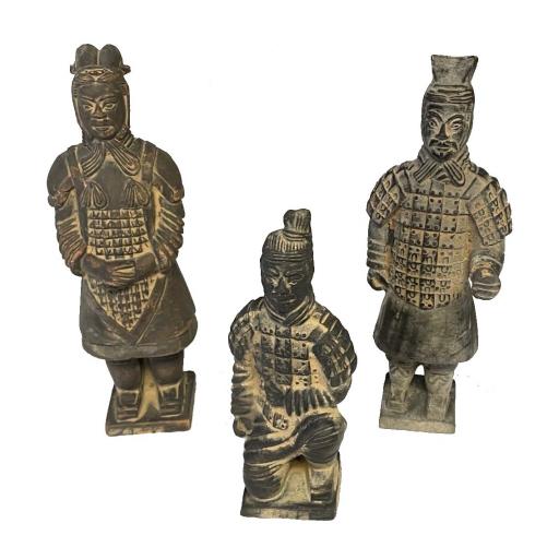 Set of 3 Terracotta Warriors