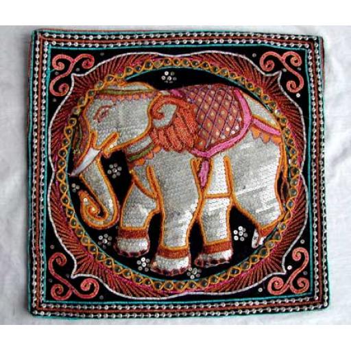 Padded Elephant Cushion Cover