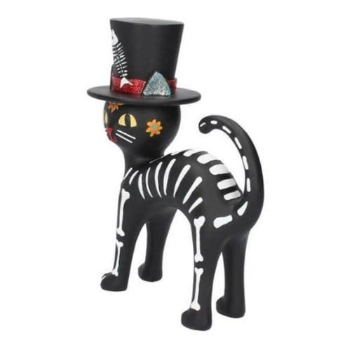 Day of the Dead Cat in a Hat