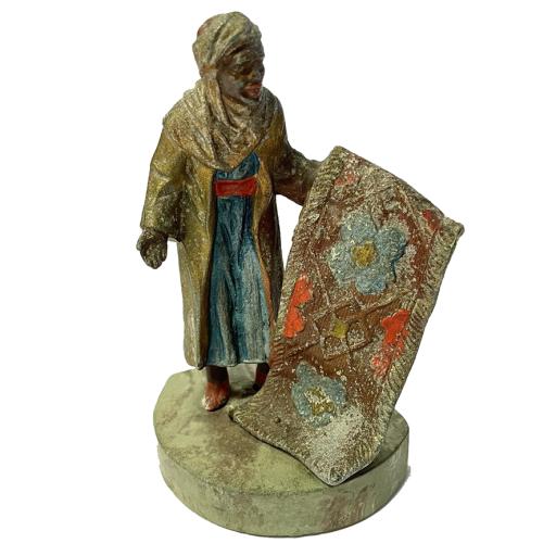 Silk Road Persian Rug Seller Figurine