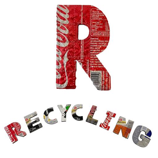 Recycled Letters - Recycling