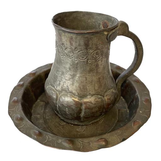Pewter Plate and Tankard Set