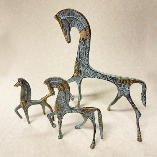 Ancient Greek Bronze Horses