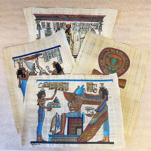 Large Painted Papyrus