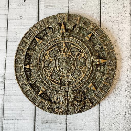 Aztec Calendar Plaque