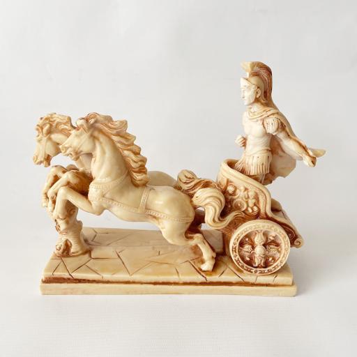 Resin Figurine - Chariot and Horses