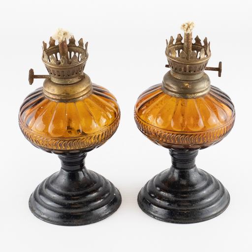Pair of Victorian Oil Lamps