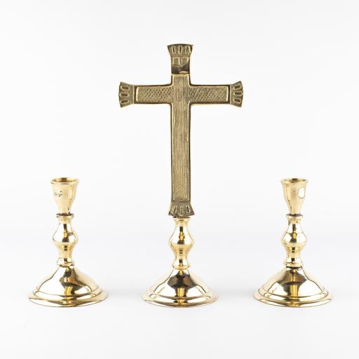 Brass Altar Set