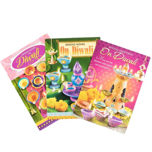 3 x Diwali Cards