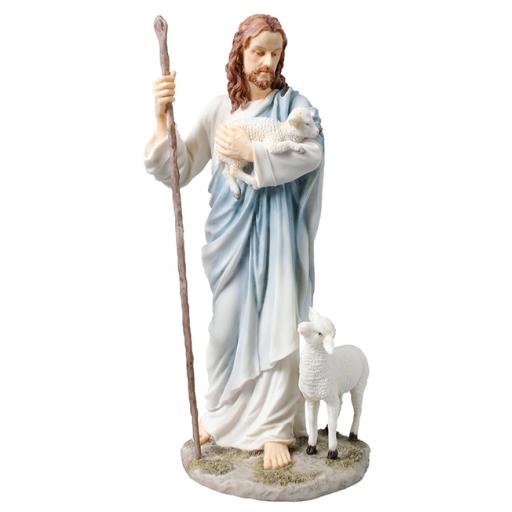 Veronese Resin Statue - Good Shepherd 11"