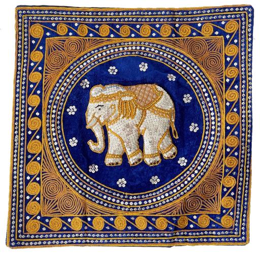 Padded Elephant Cushion Cover