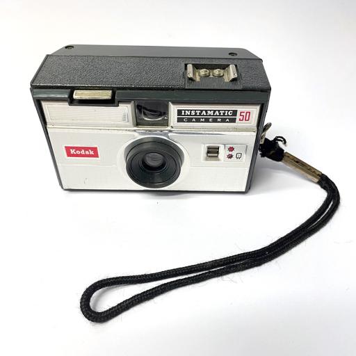 Kodak Instamatic 50 Vintage Camera with Leather Case