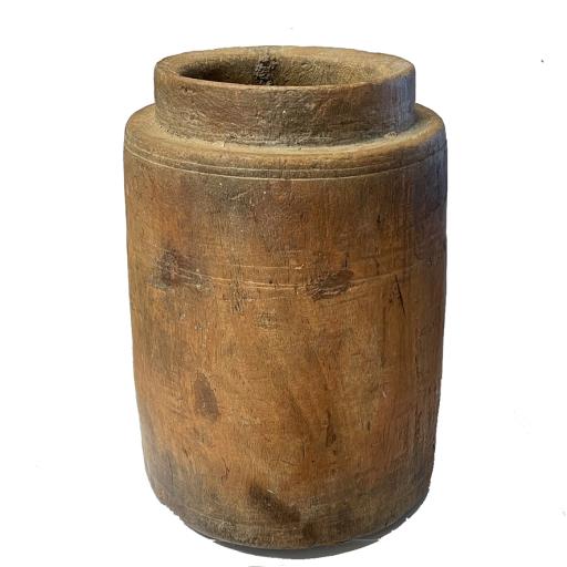 Large Wooden Pot